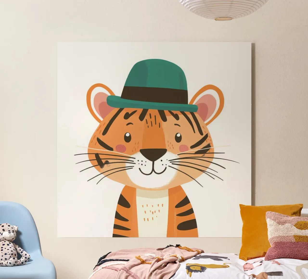 Cute Tigre plexiglass da So Cute Land - Affiches et posters