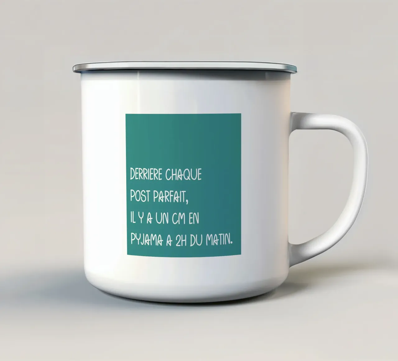 Vie ma vie de CM #1 tazza in smalto da LA COM DE LA NANTAISE
