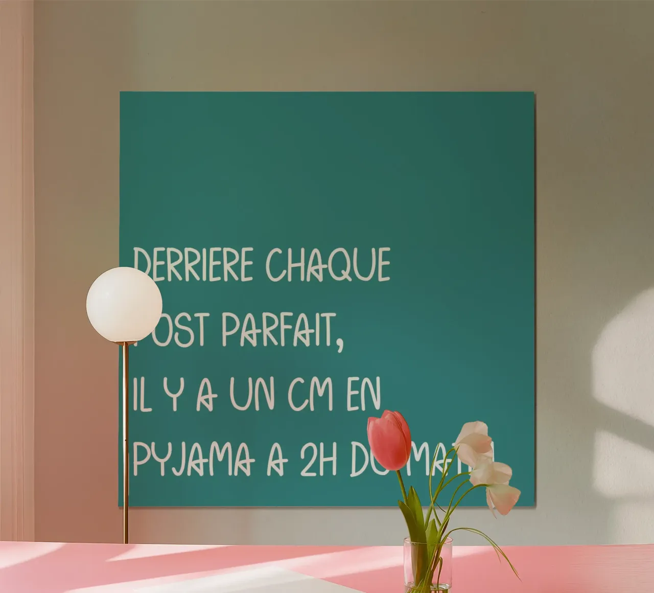 Vie ma vie de CM #1 poster con telaio in plastica da LA COM DE LA NANTAISE