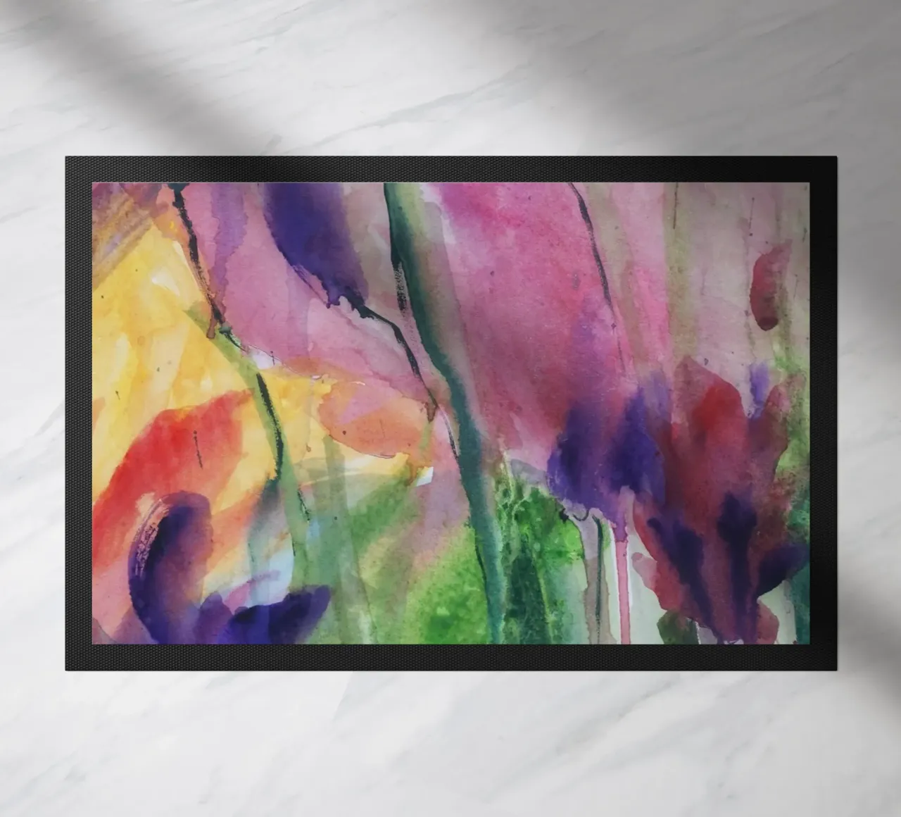 Eden deurmat van Eva Nev Watercolor