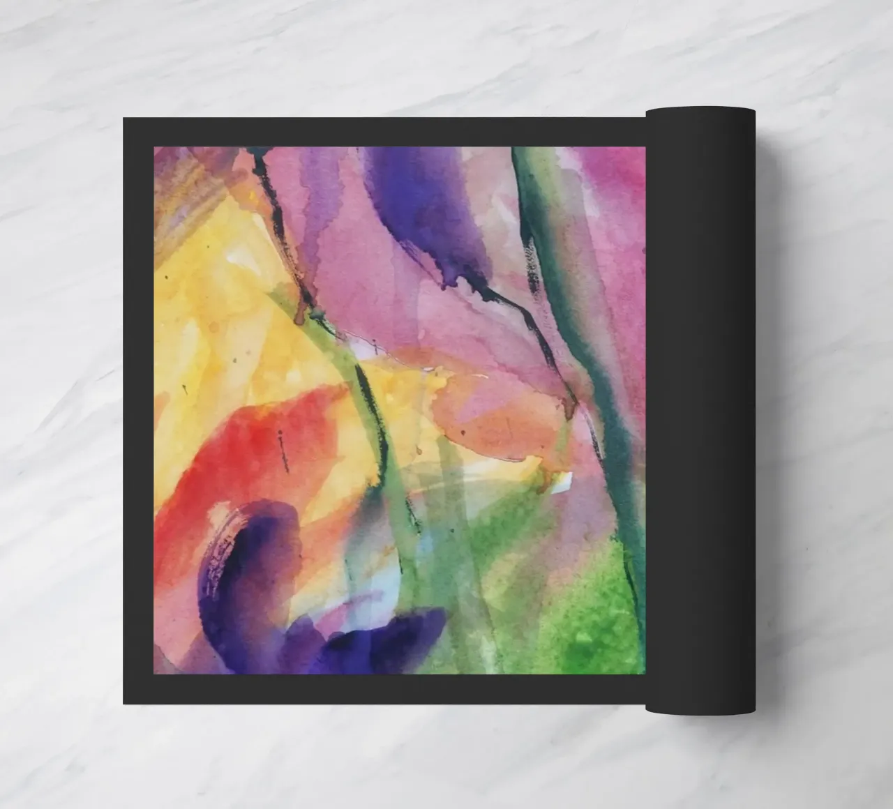 Eden deurmat van Eva Nev Watercolor