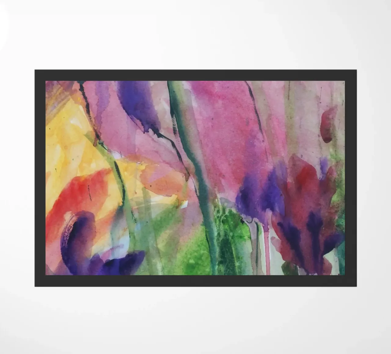 Eden deurmat van Eva Nev Watercolor