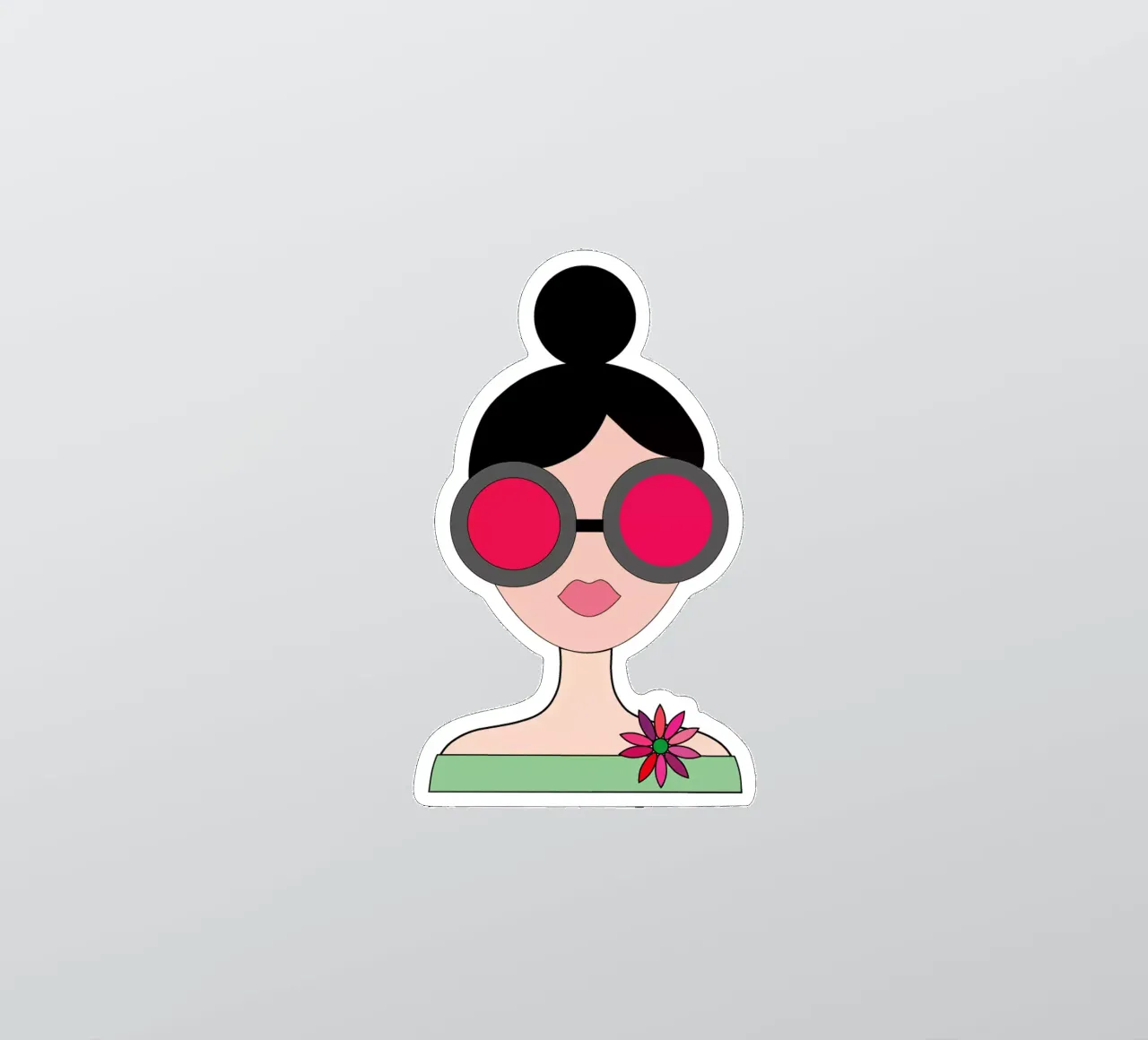 Sonnenbrille Sticker von SunflowerDE