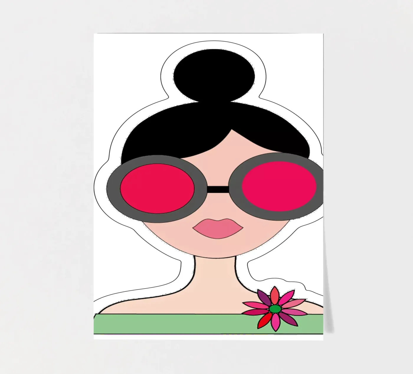Sunglasses sticker sheet by SunflowerDE