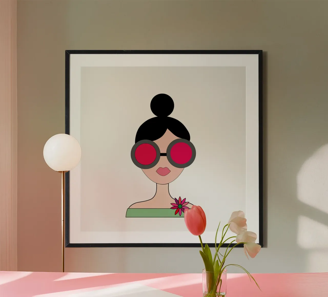 Sunglasses poster by SunflowerDE
