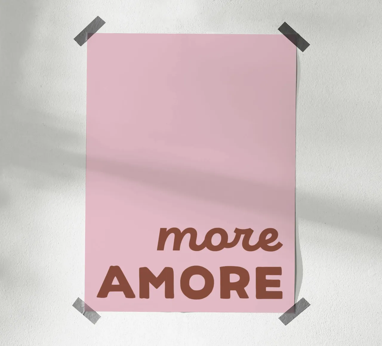 More Amore poster da we line studio - art