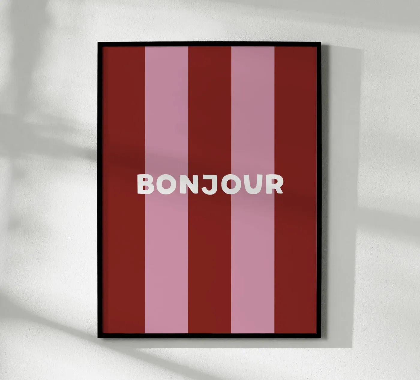 Stripes · Red poster da Your notes