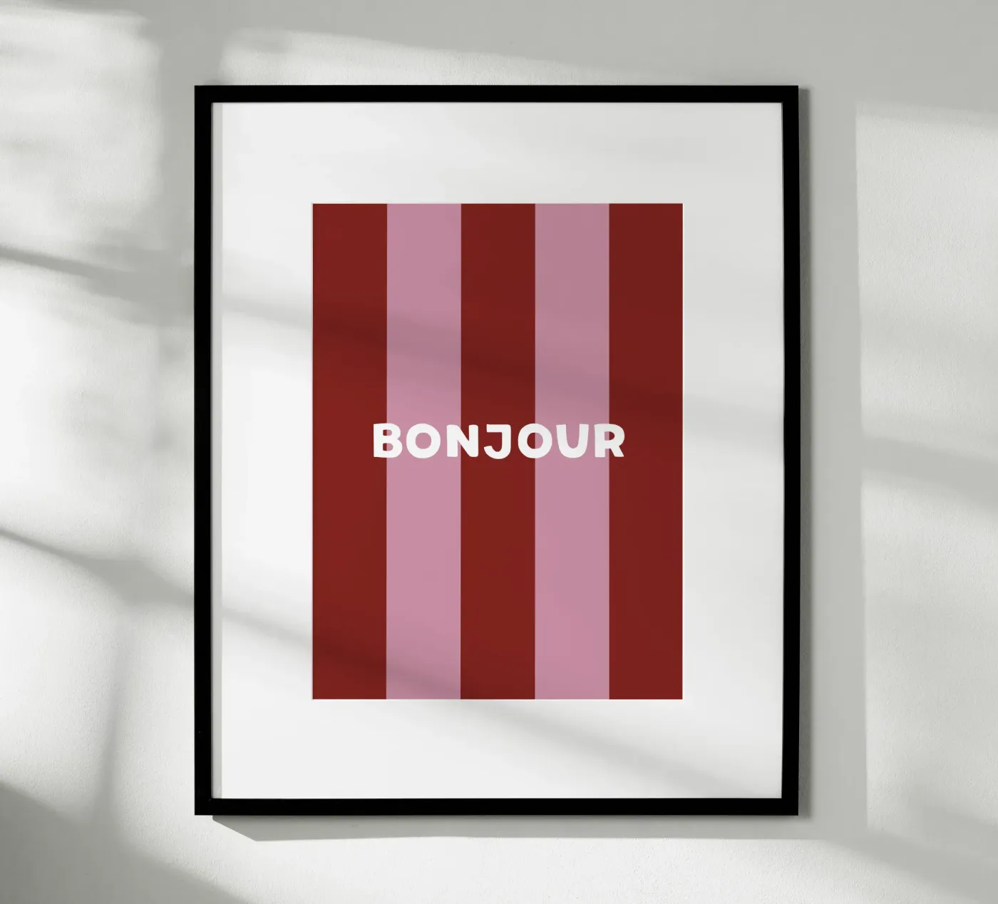 Stripes · Red poster da Your notes