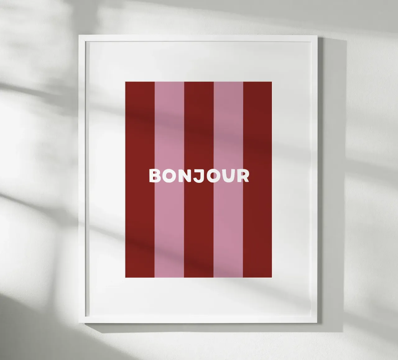 Stripes · Red poster da Your notes