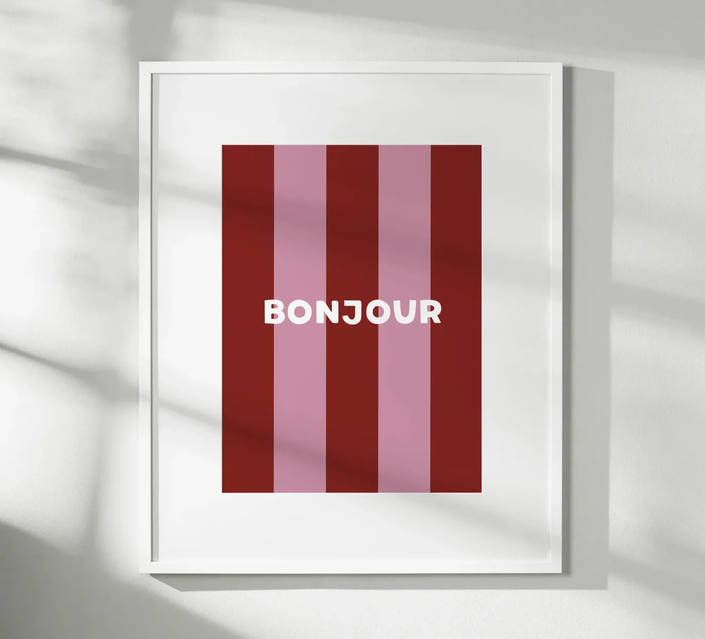 Stripes · Red poster da Your notes