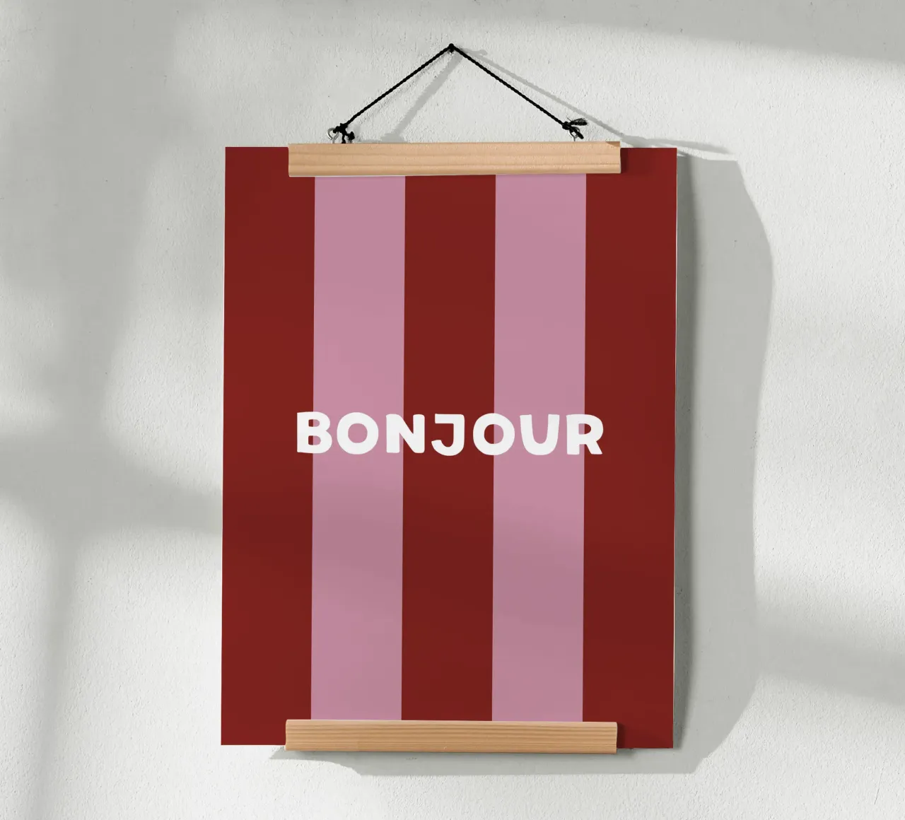 Stripes · Red poster da Your notes