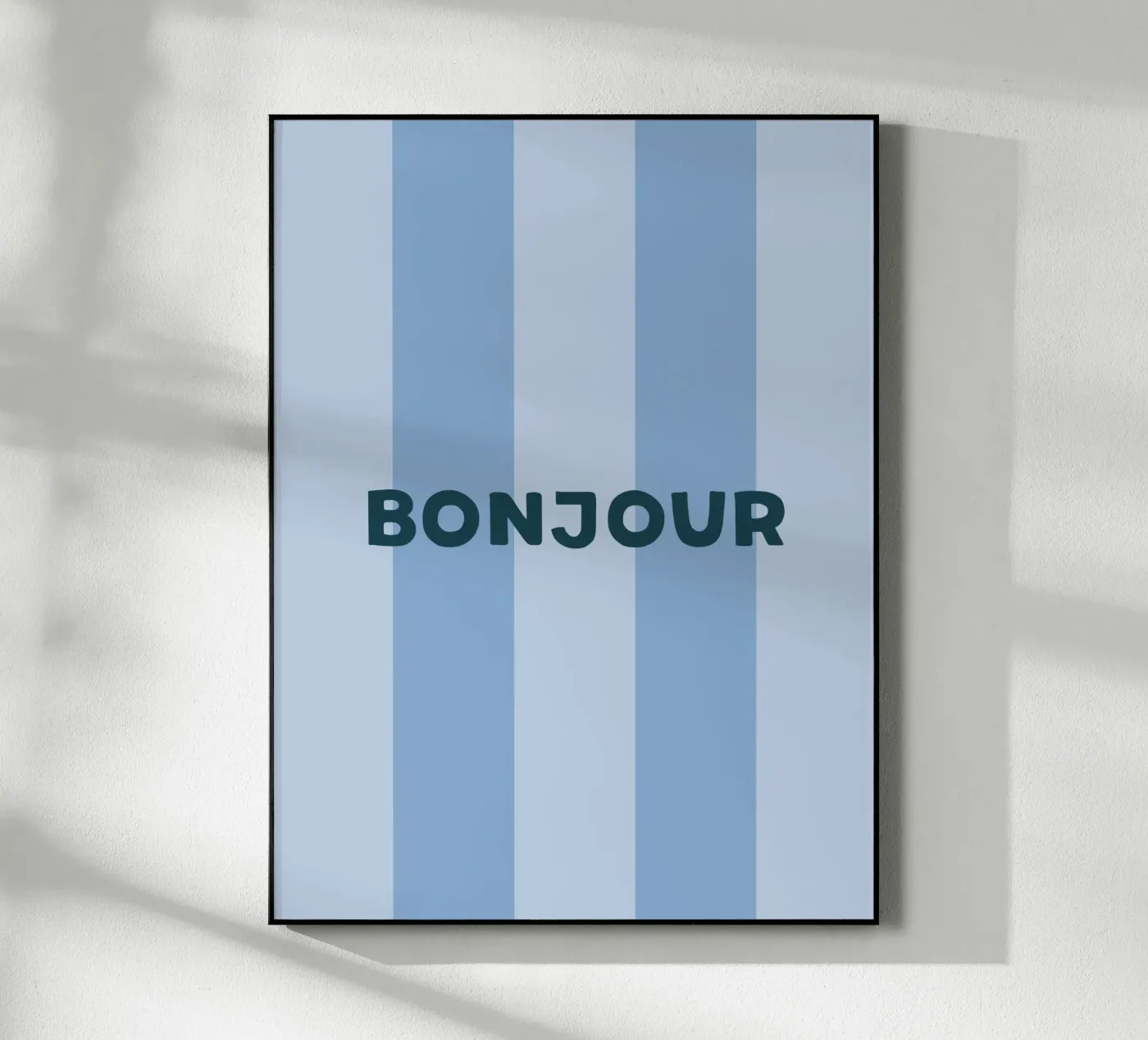 Stripes · Blue Acryl-Glas von Your notes