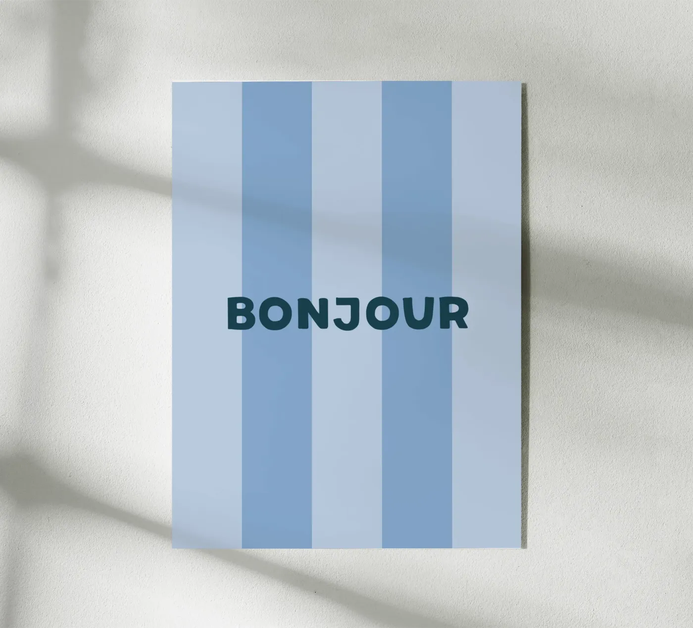 Stripes · Blue Acryl-Glas von Your notes