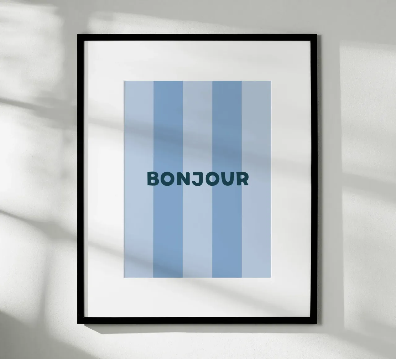 Stripes · Blue poster da Your notes