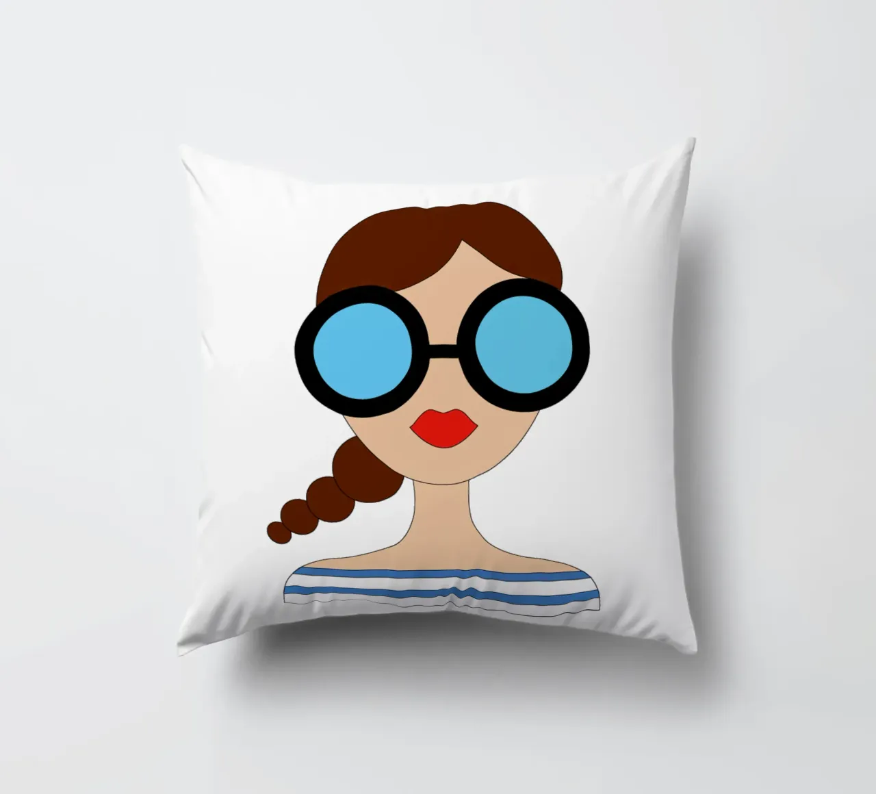 Sunglasses decorative cushion by SunflowerDE