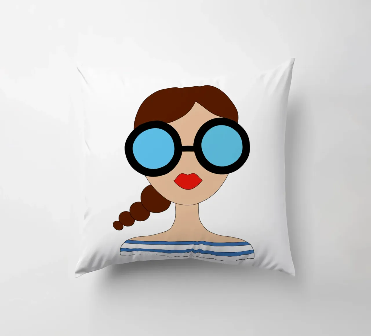 Sunglasses decorative cushion by SunflowerDE