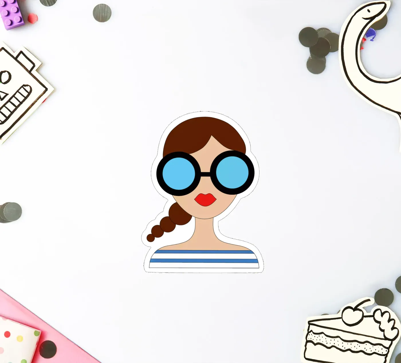 Sunglasses sticker by SunflowerDE