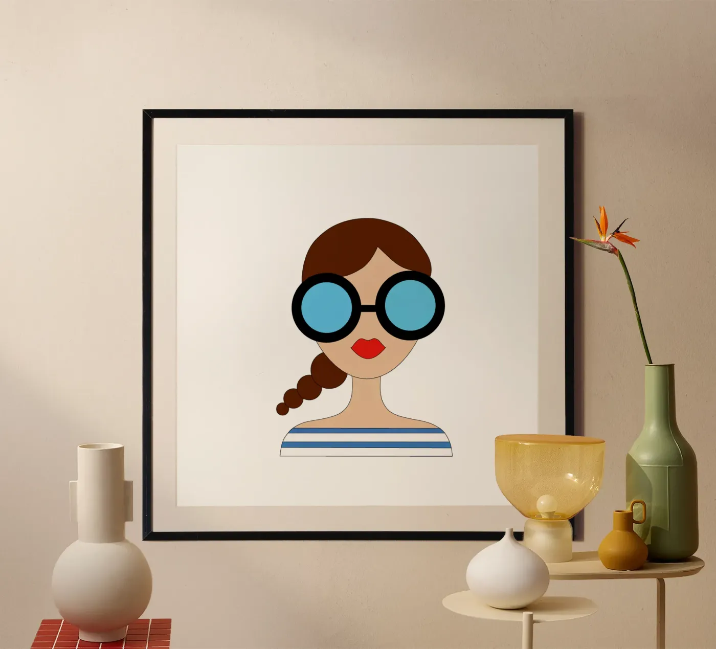 Sunglasses poster by SunflowerDE
