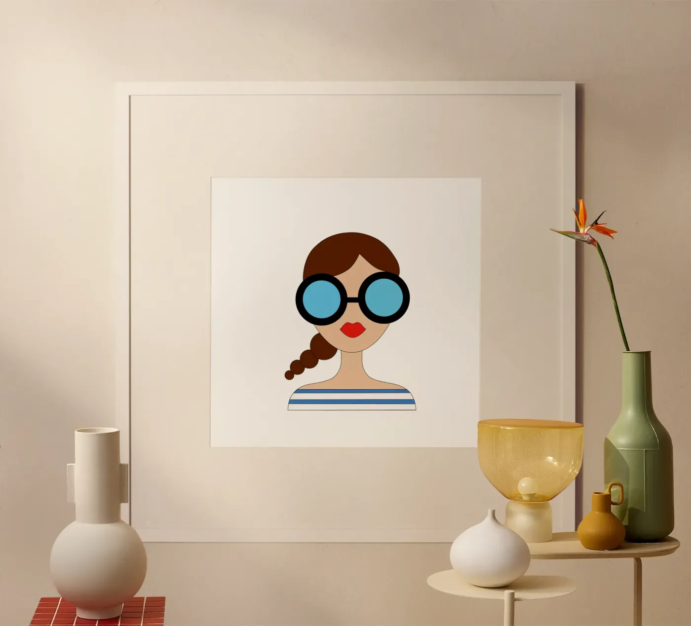 Sunglasses poster by SunflowerDE