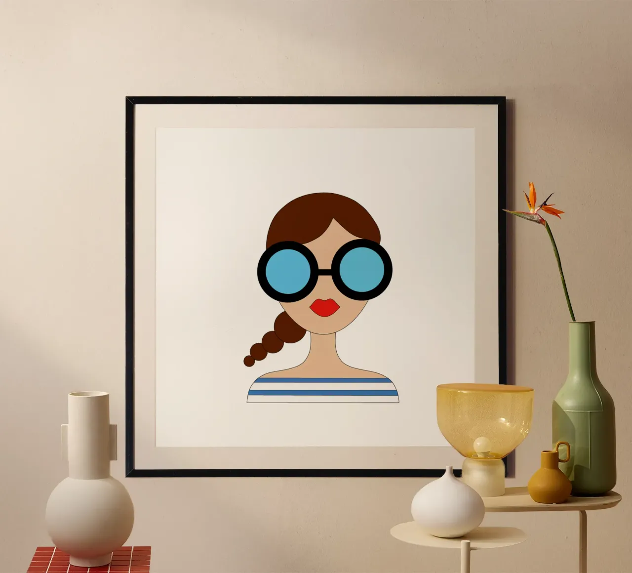 Sunglasses poster by SunflowerDE