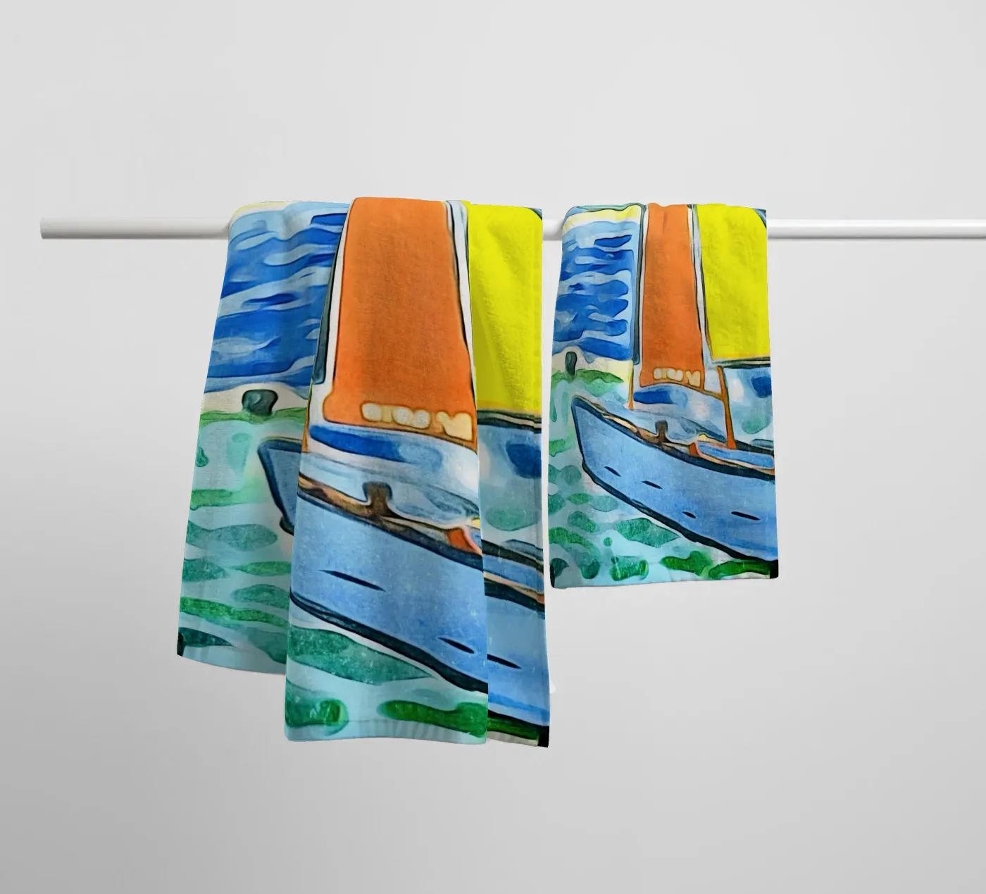 Zeilboot badhanddoek van ZAMART