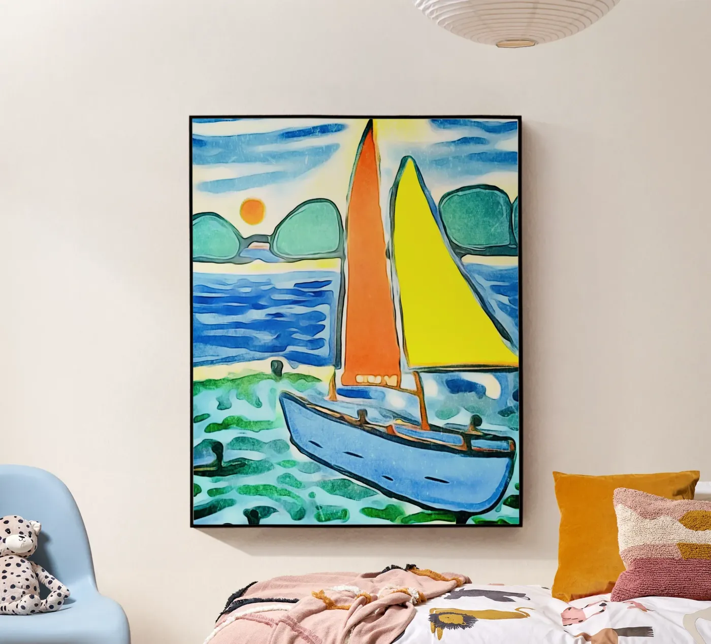 Sailboat acrylic glass by ZAMART