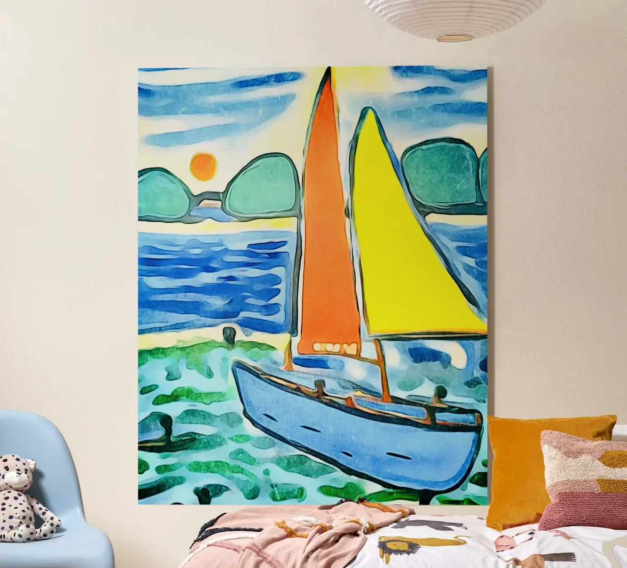 Sailboat acrylic glass by ZAMART