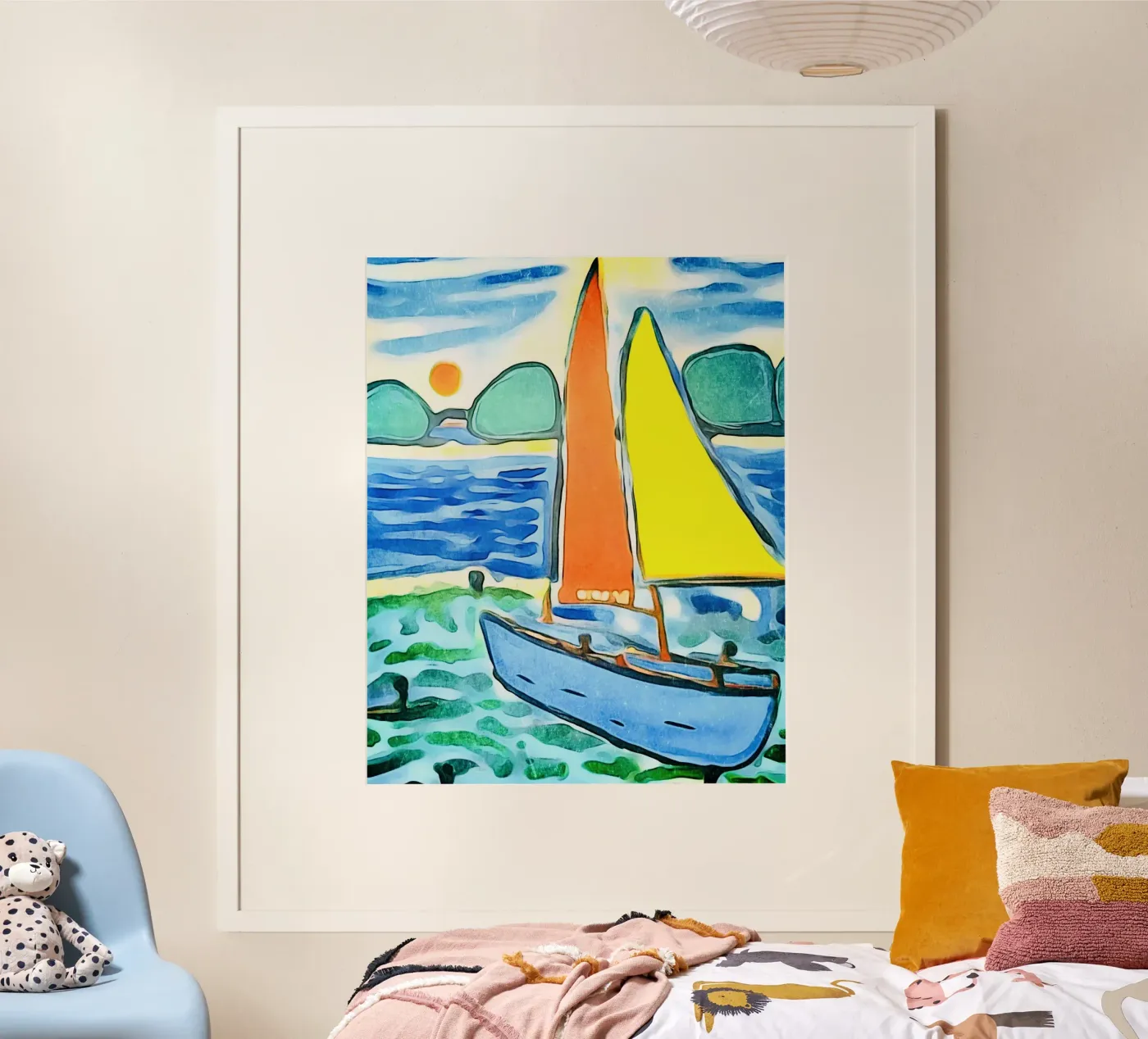 Sailboat poster by ZAMART