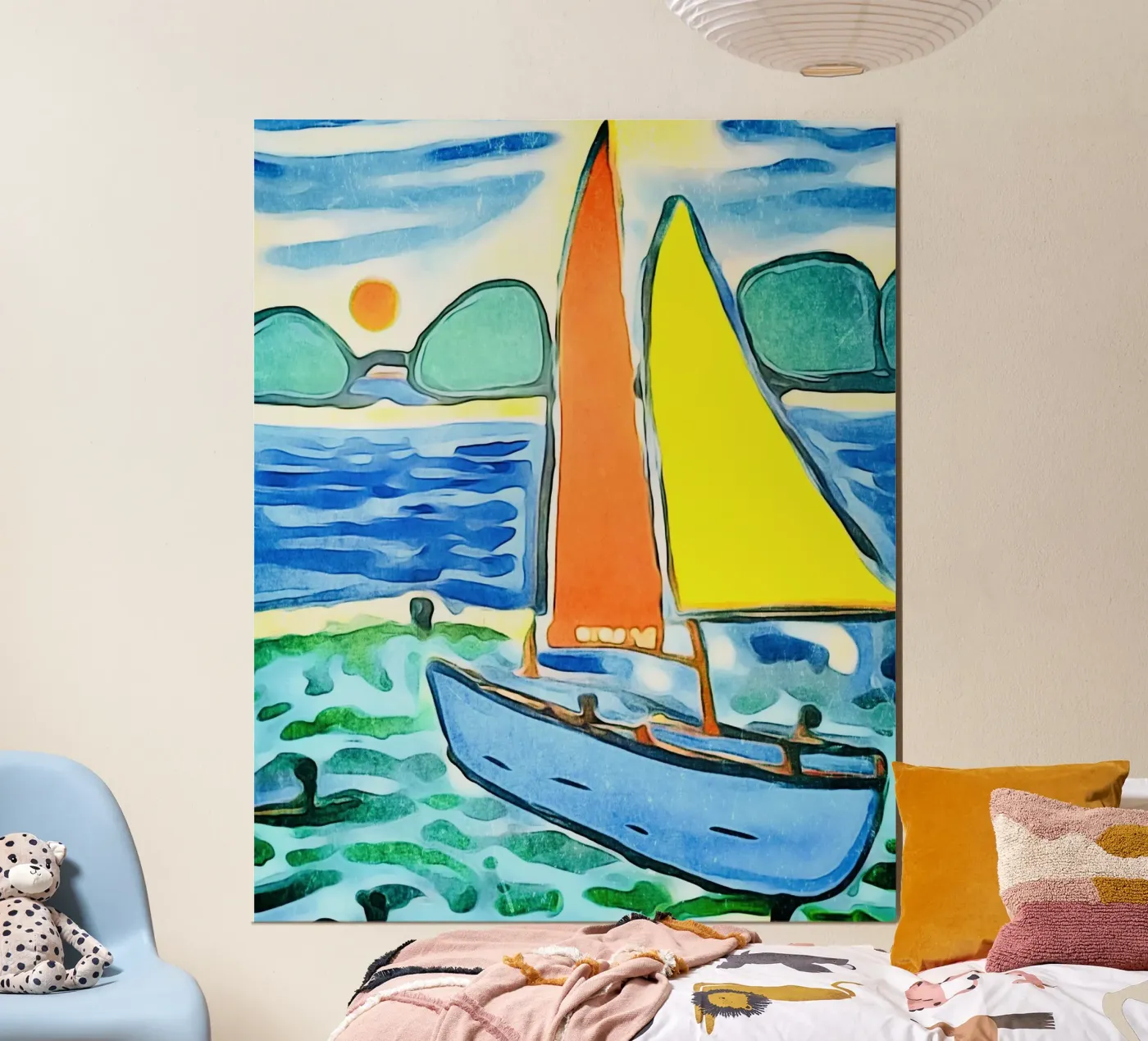 Zeilboot poster van ZAMART