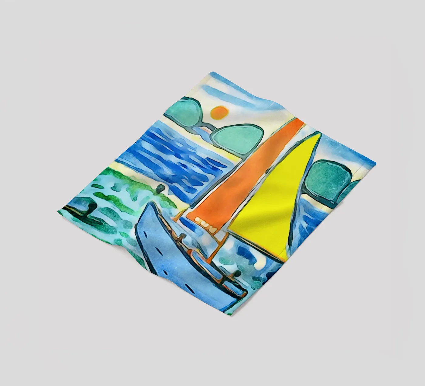 Sailboat fleecedeken van ZAMART