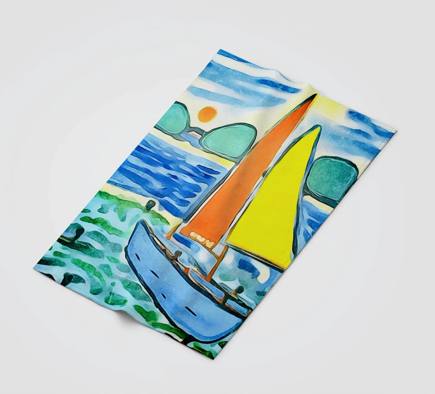 Sailboat fleecedeken van ZAMART