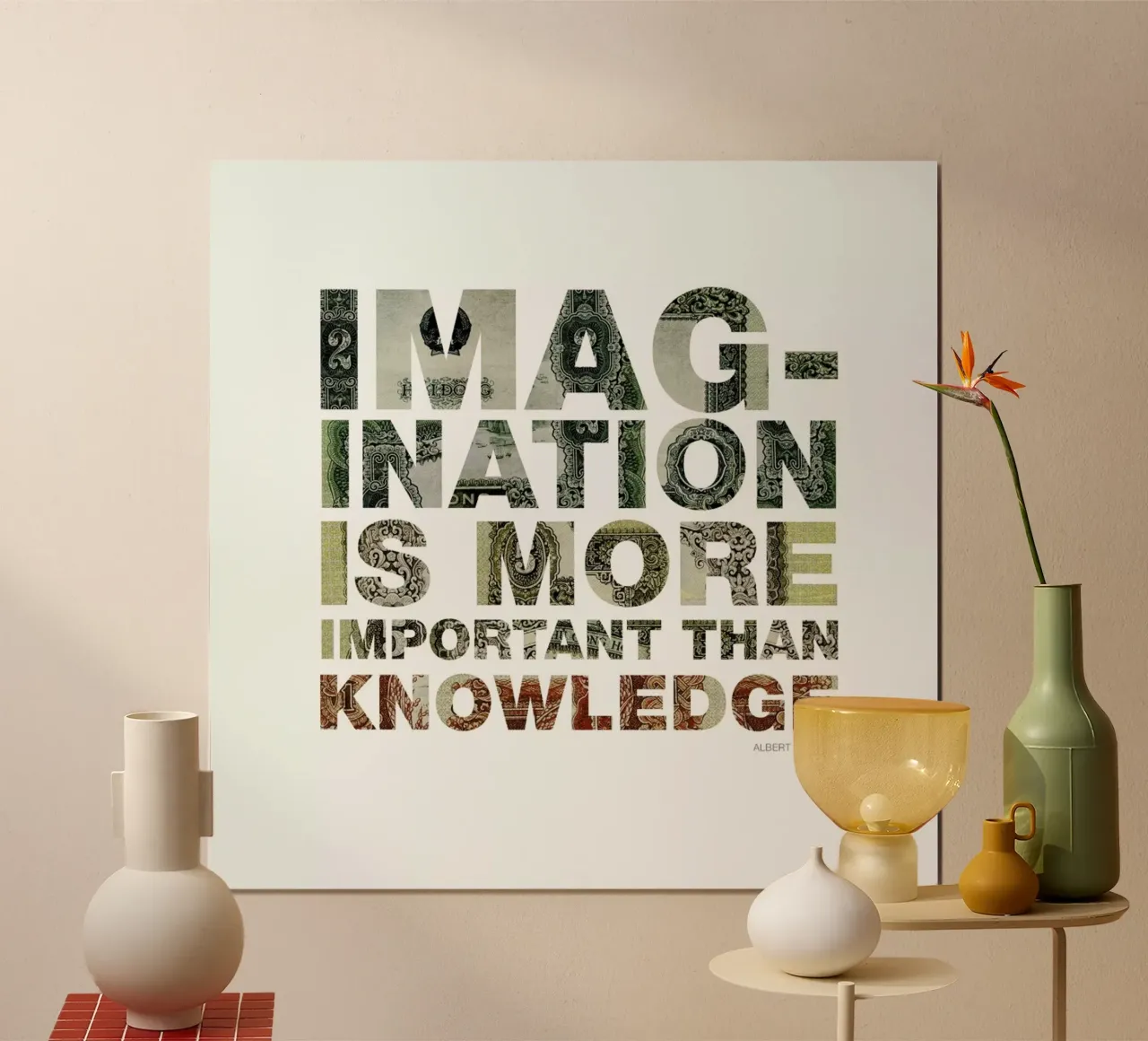 Creativesentenses 6 poster con telaio in plastica da Mr Cup