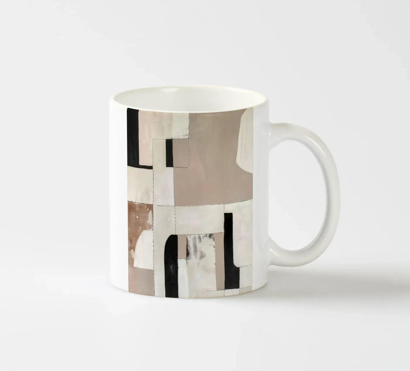 Silent Forms 2 ceramic mug by Nadjaa