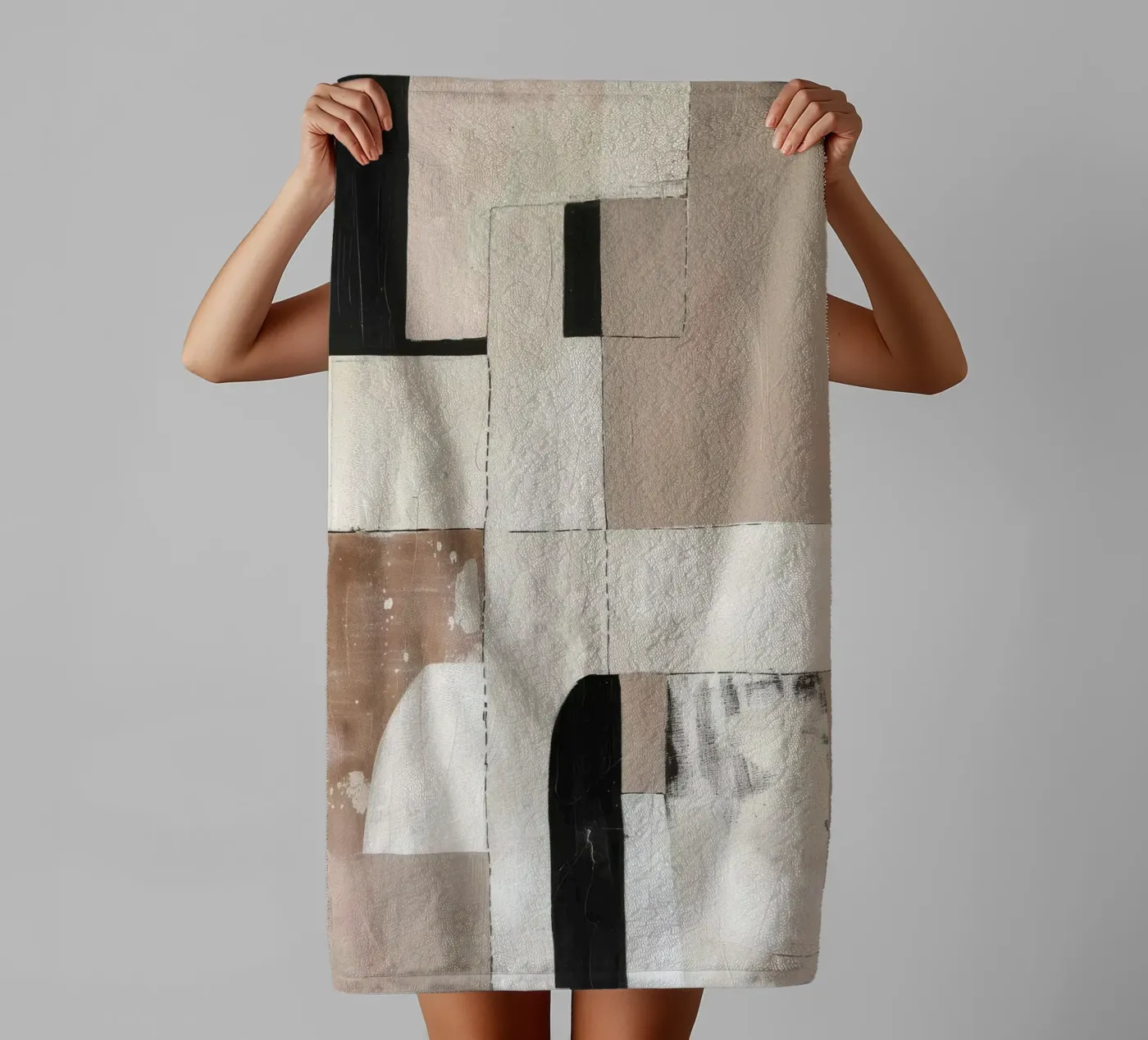 Silent Forms 2 badhanddoek van Nadjaa