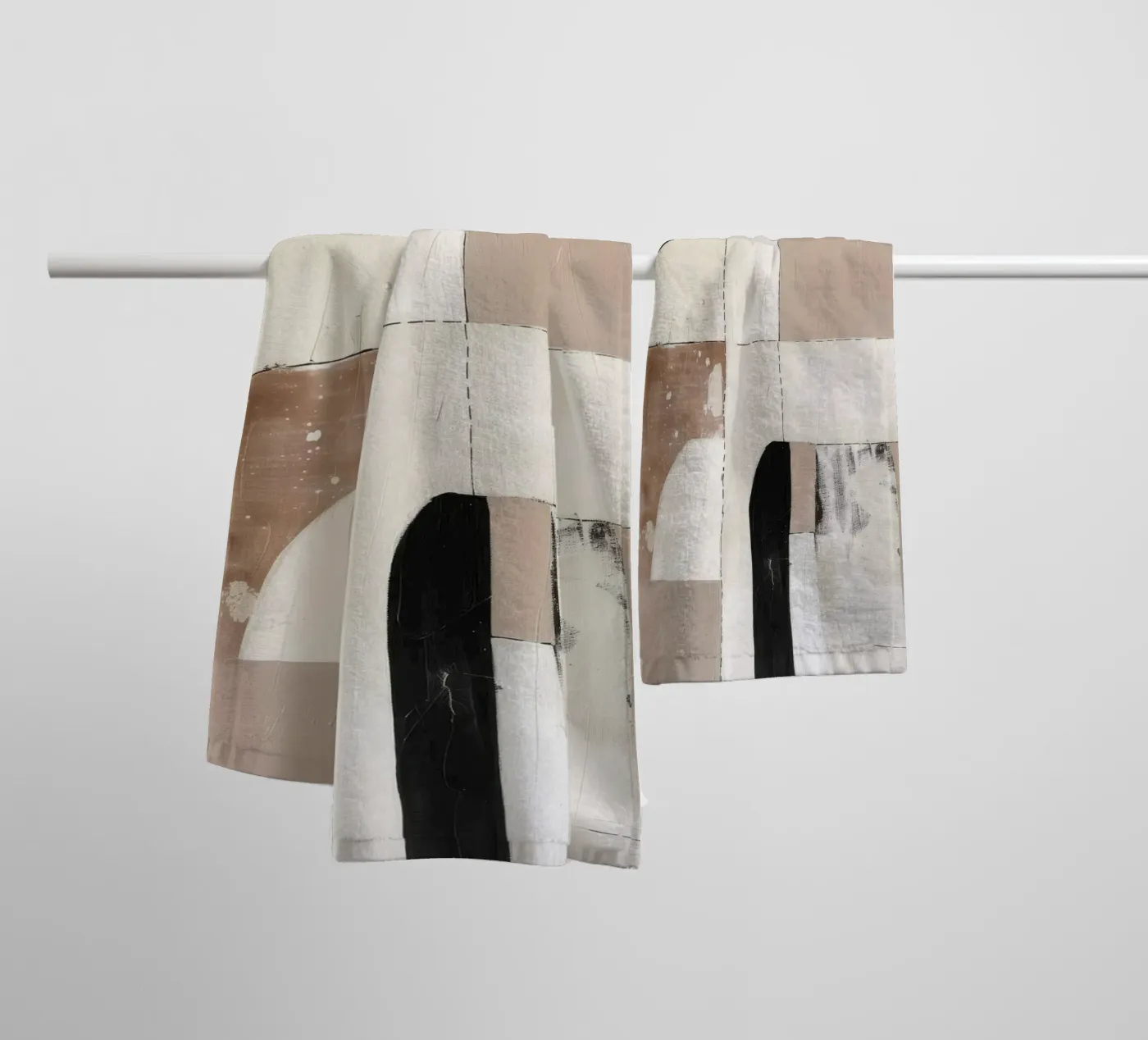 Silent Forms 2 badhanddoek van Nadjaa