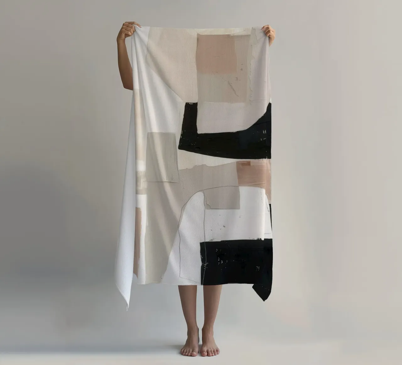 Silent Forms 3 strandhanddoek van Nadjaa