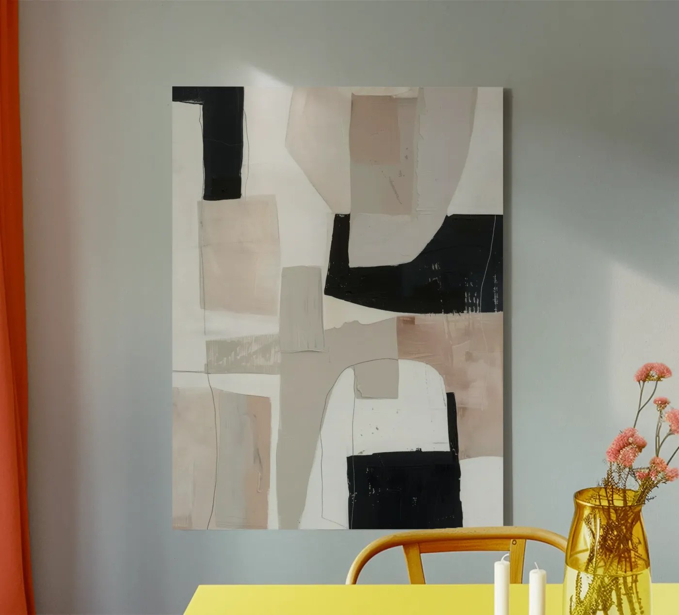 Silent Forms 3 canvas van Nadjaa