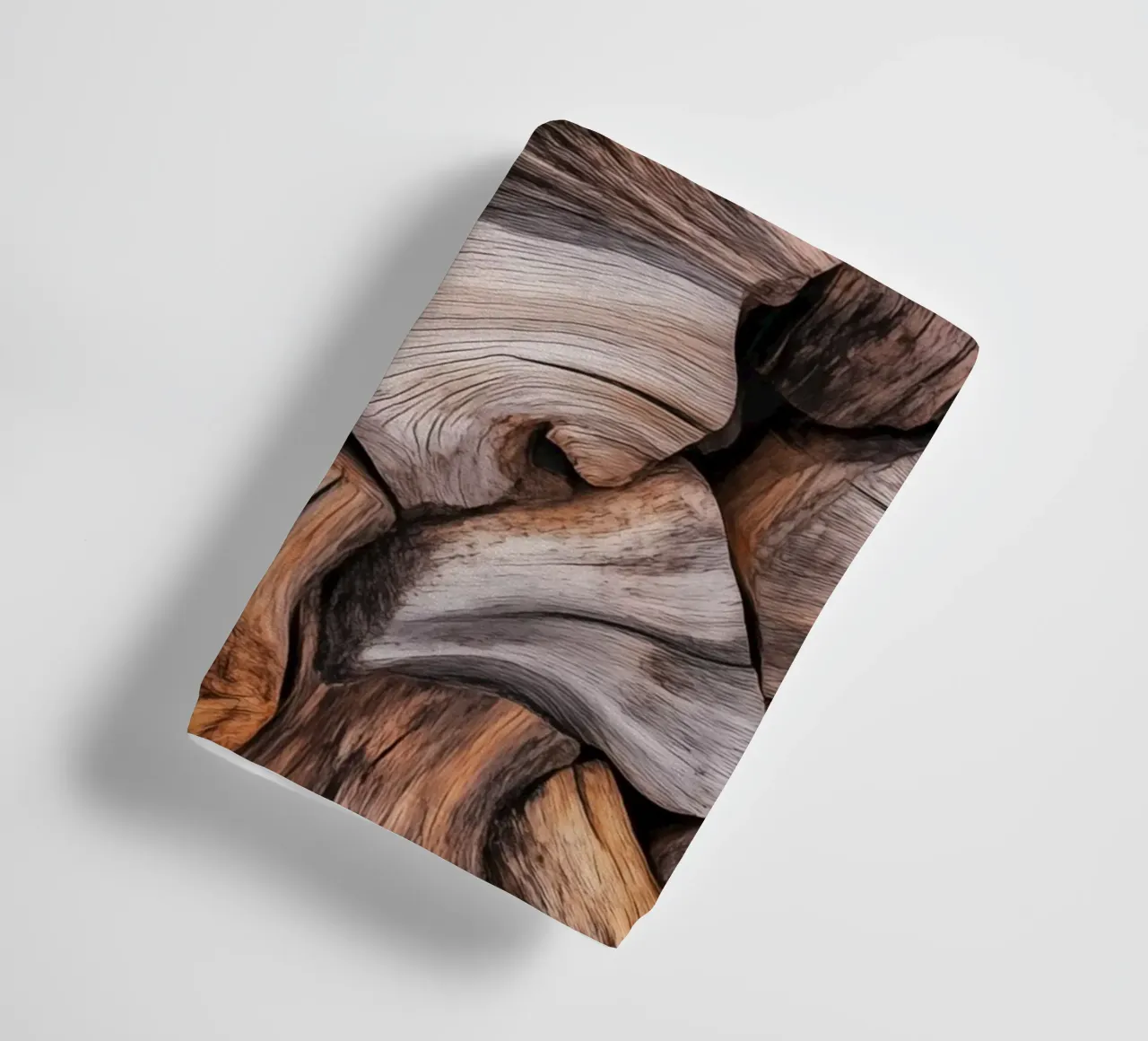 Drijfhoutpatroon | Meditatie over tijd & transformatie badhanddoek van Autofocus