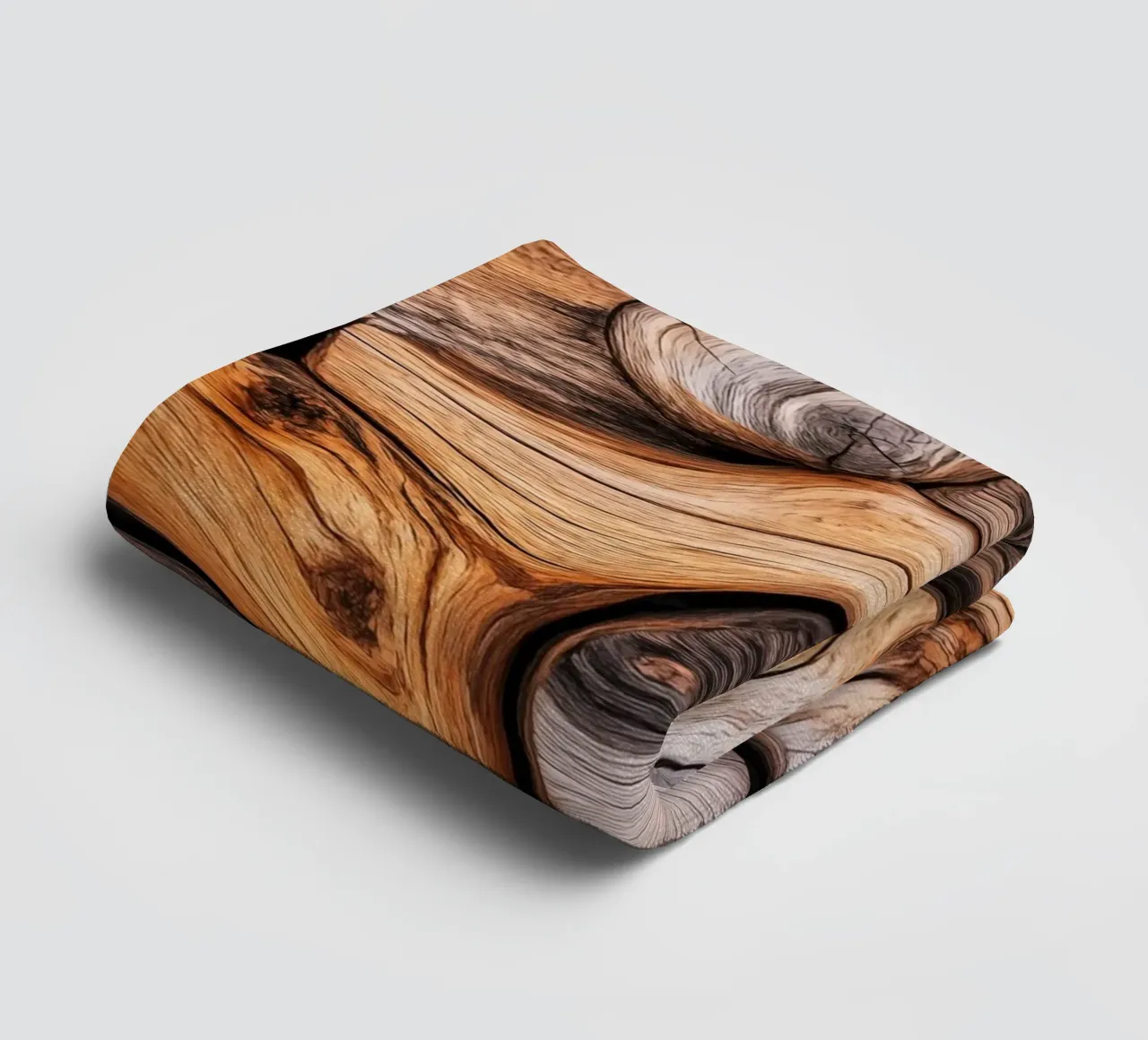 Drijfhoutpatroon | Meditatie over tijd & transformatie badhanddoek van Autofocus