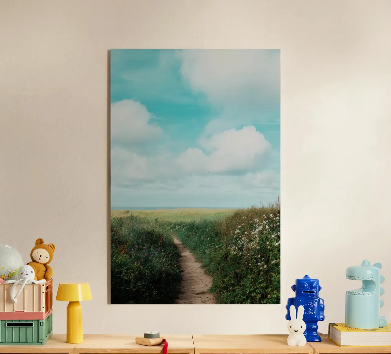 Strada verso il mare plexiglass da PosterPrint