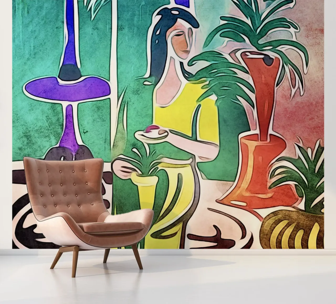 Theetijd fotobehang van ZAMART