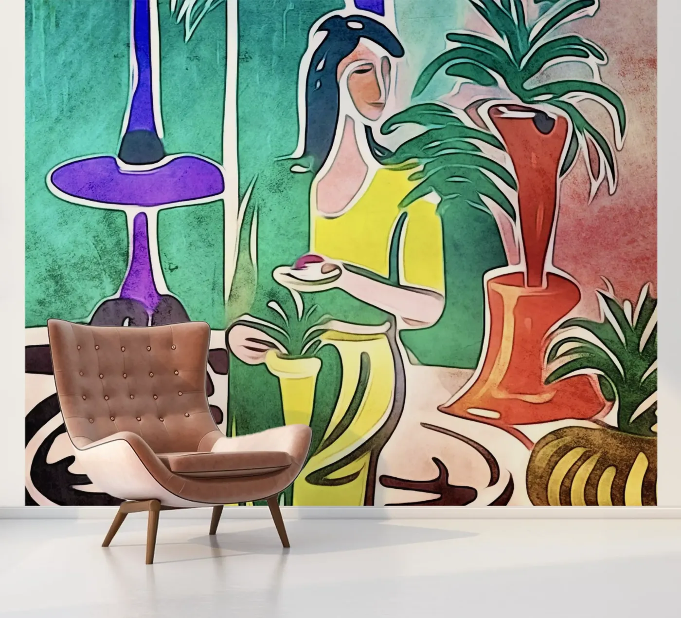 Tea time fotobehang van ZAMART