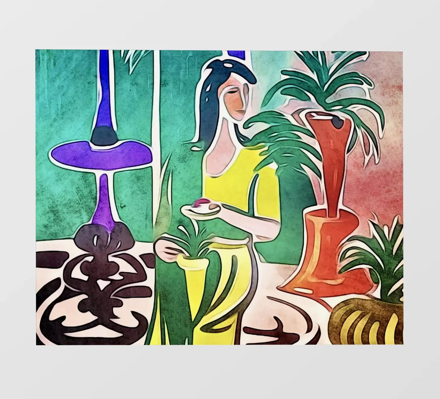 Tea time fotobehang van ZAMART