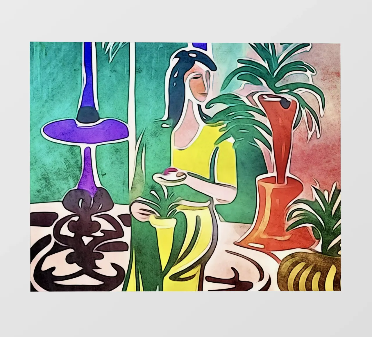 Theetijd fotobehang van ZAMART