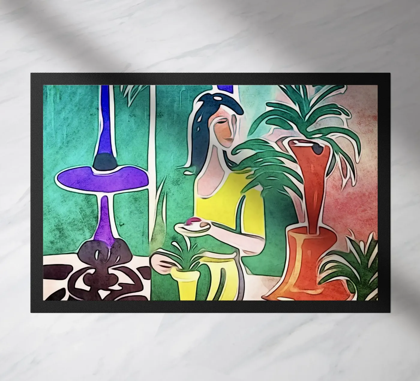 Tea time doormat by ZAMART