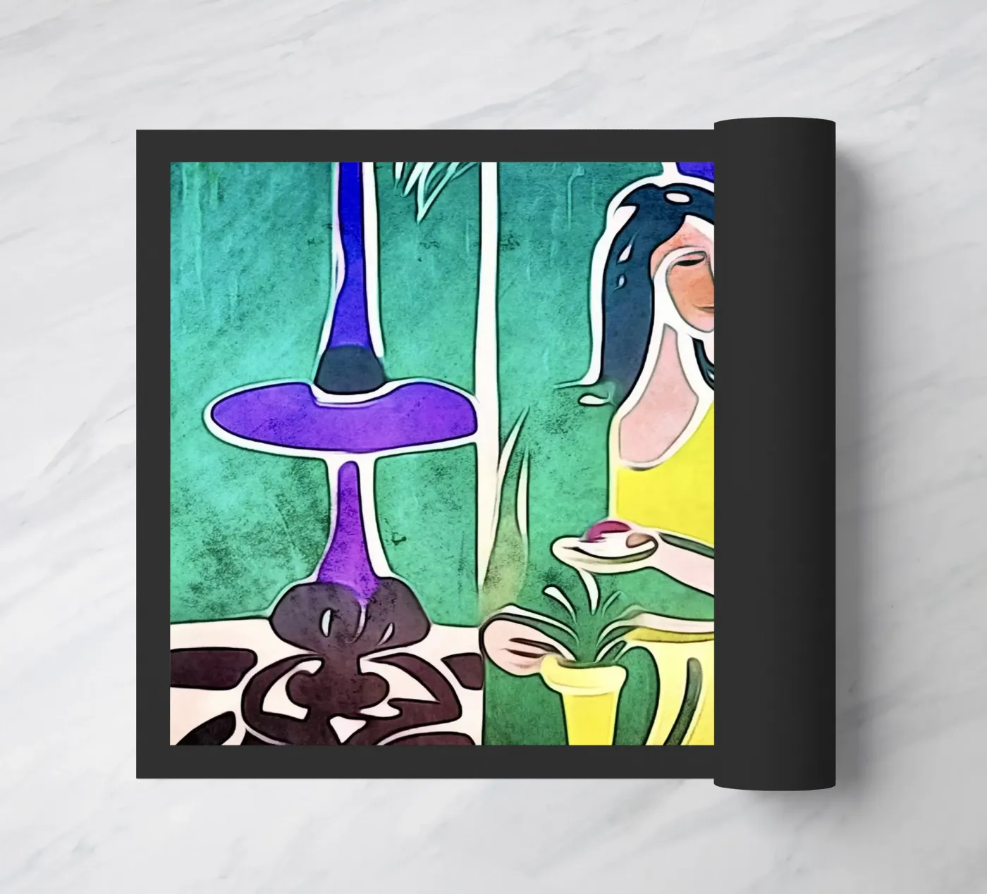 Tea time doormat by ZAMART