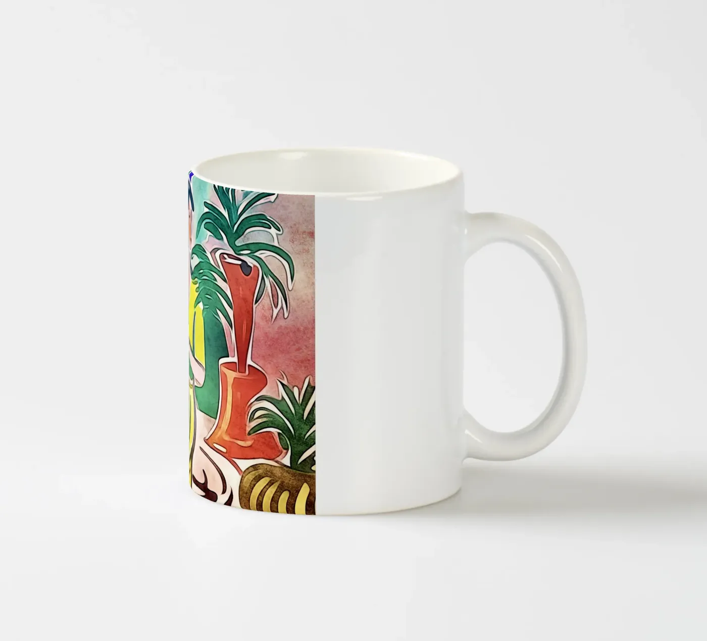 Tea time ceramic mug by ZAMART