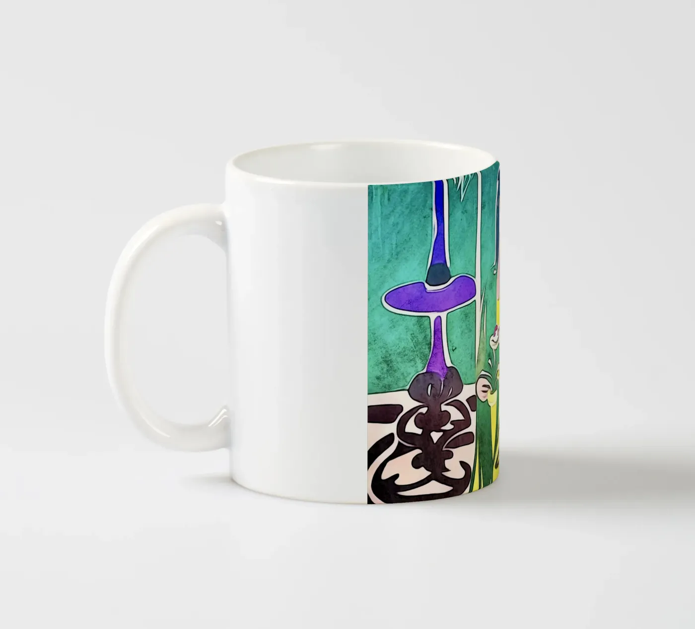 Tea time ceramic mug by ZAMART