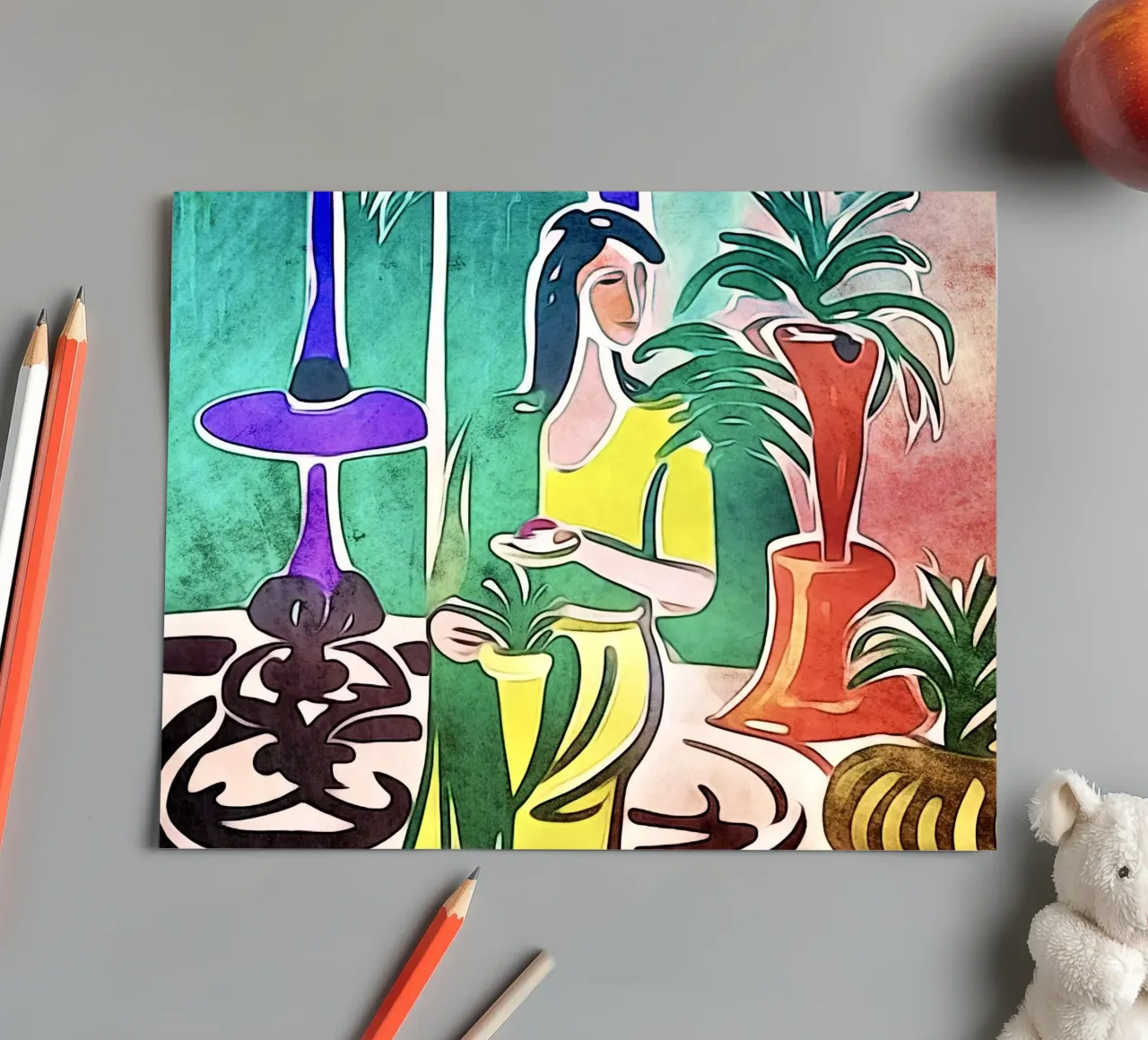 Tea time sticker sheet by ZAMART