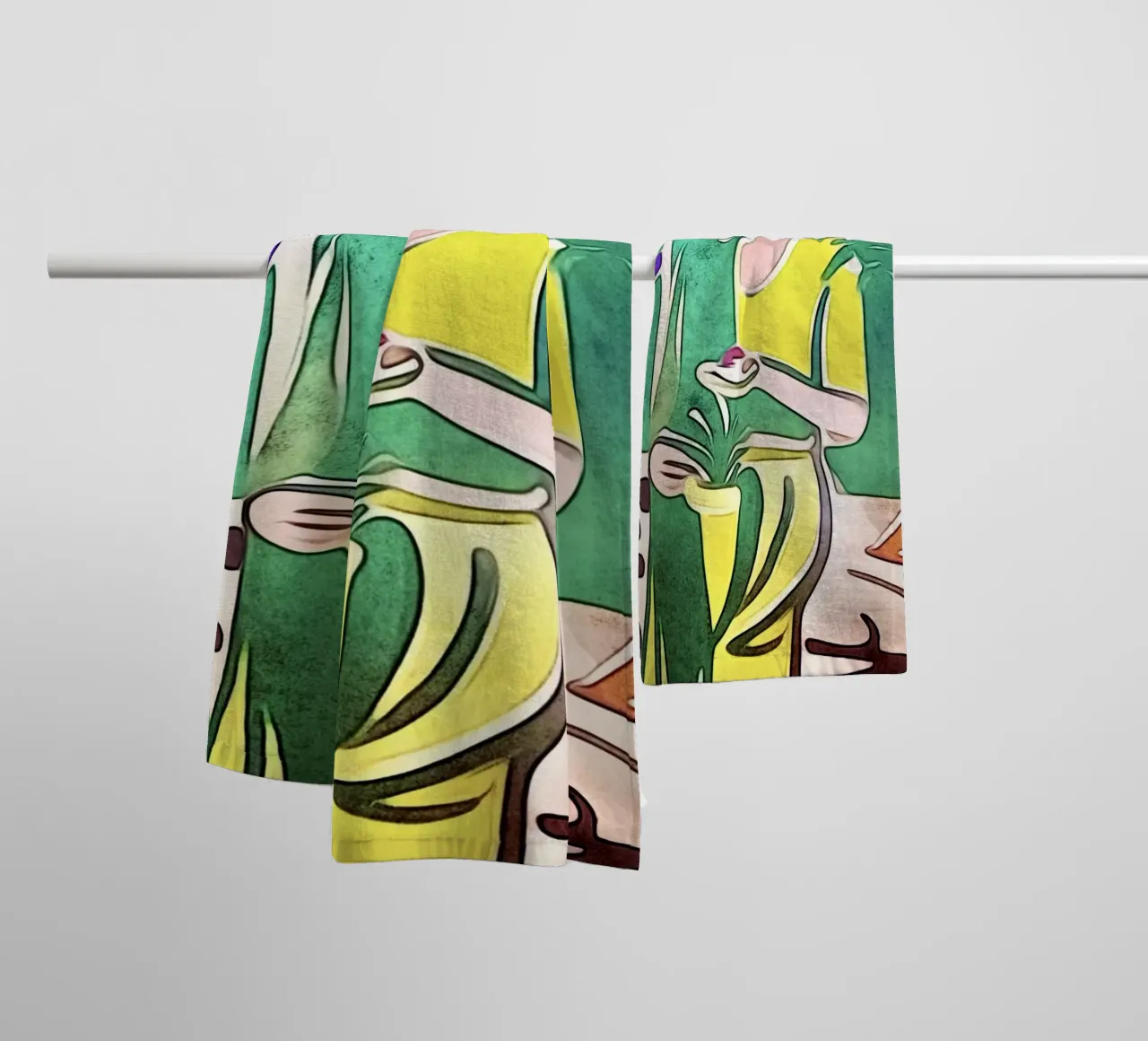 Tea time towel by ZAMART